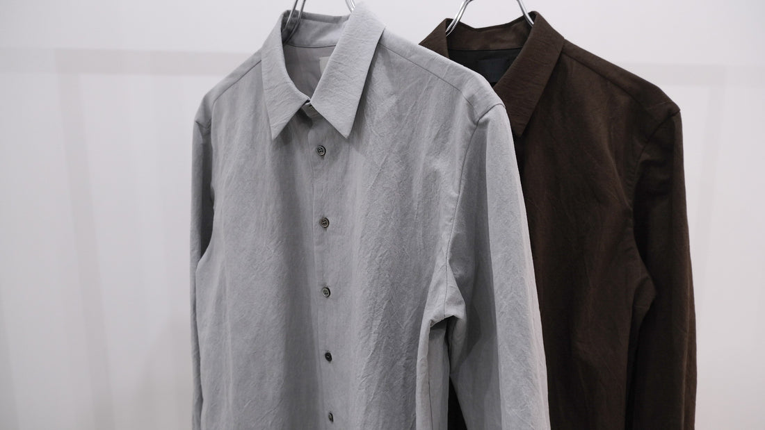通|塩縮加工コットンリネンシャツ|山内 23SS|えん -en-