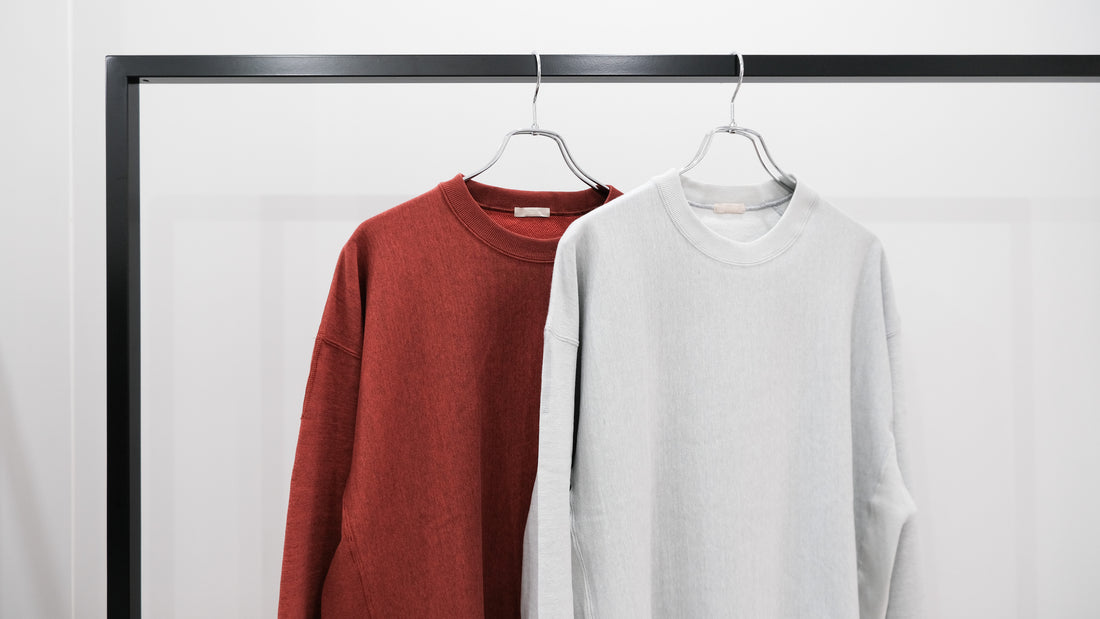 あえて|FADED SILKY TERRY RW SWEAT SHIRT|ULTERIOR 23SS|えん -en-