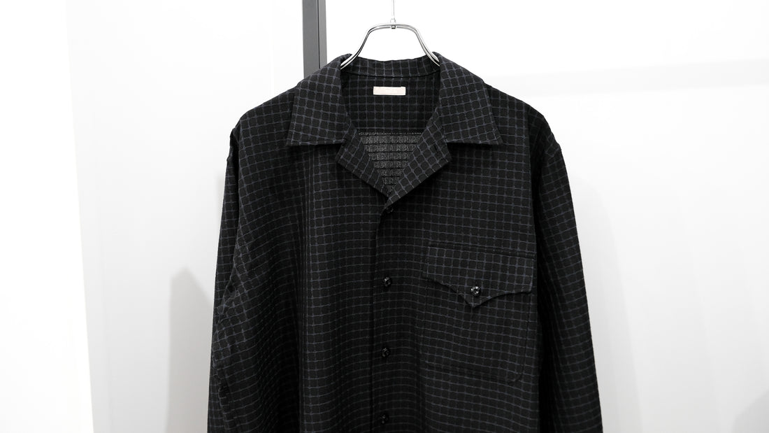 入り混じる|DOBBY CHECKS MIL-SHIRT|ULTERIOR 23SS|えん -en-