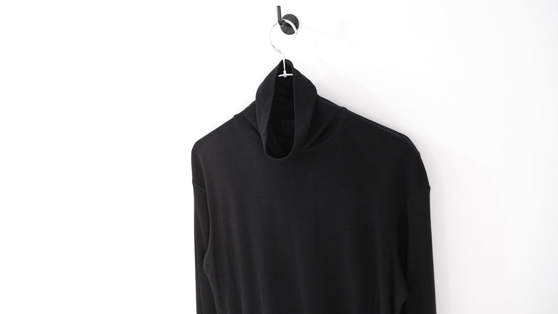 しても|タートルネックシルクTシャツ|山内 25AW|えん -en-