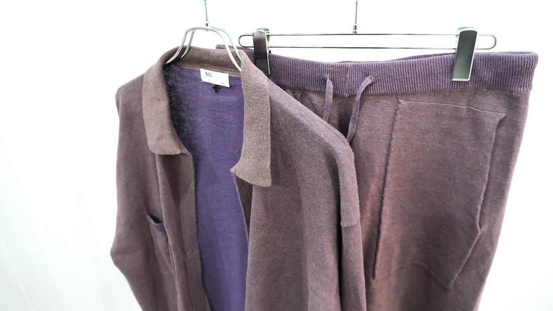 裏|knit shirt cardigan,kimono half pants|satou 25SS|えん -en-