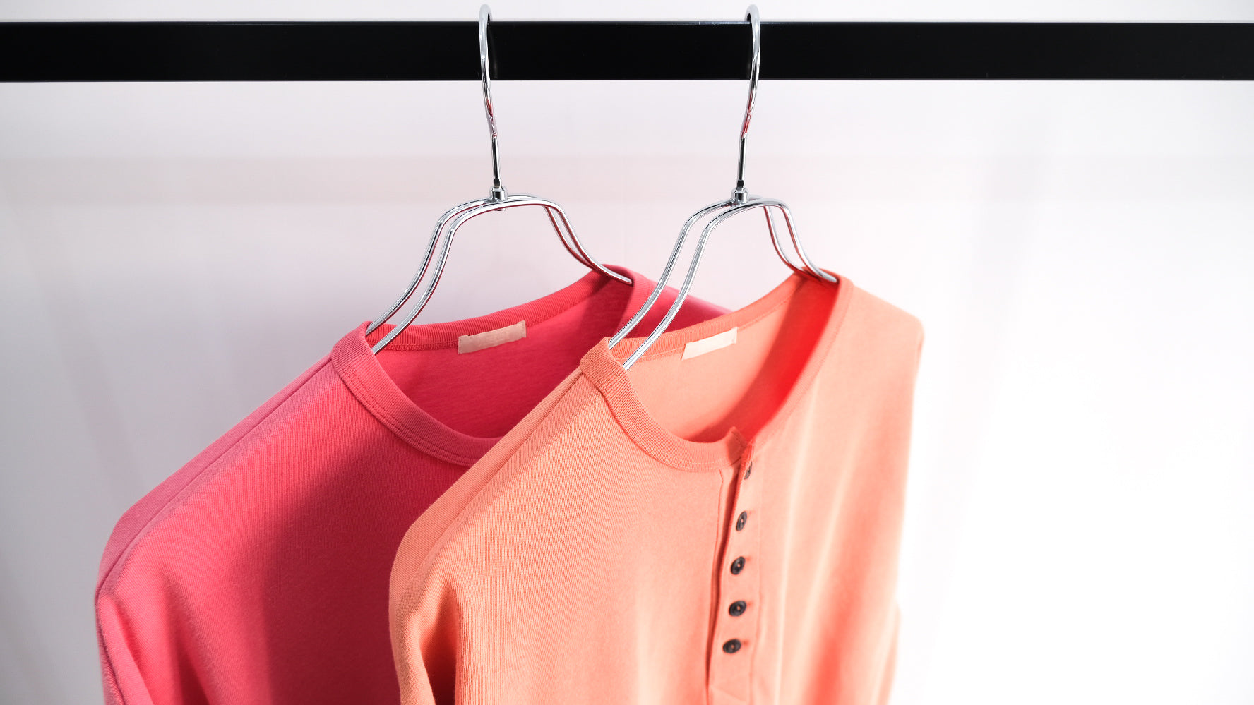 ながら｜FADED TWIST TENJIKU HENLEY-NECK TOP｜ULTERIOR 26SS｜えん -en-