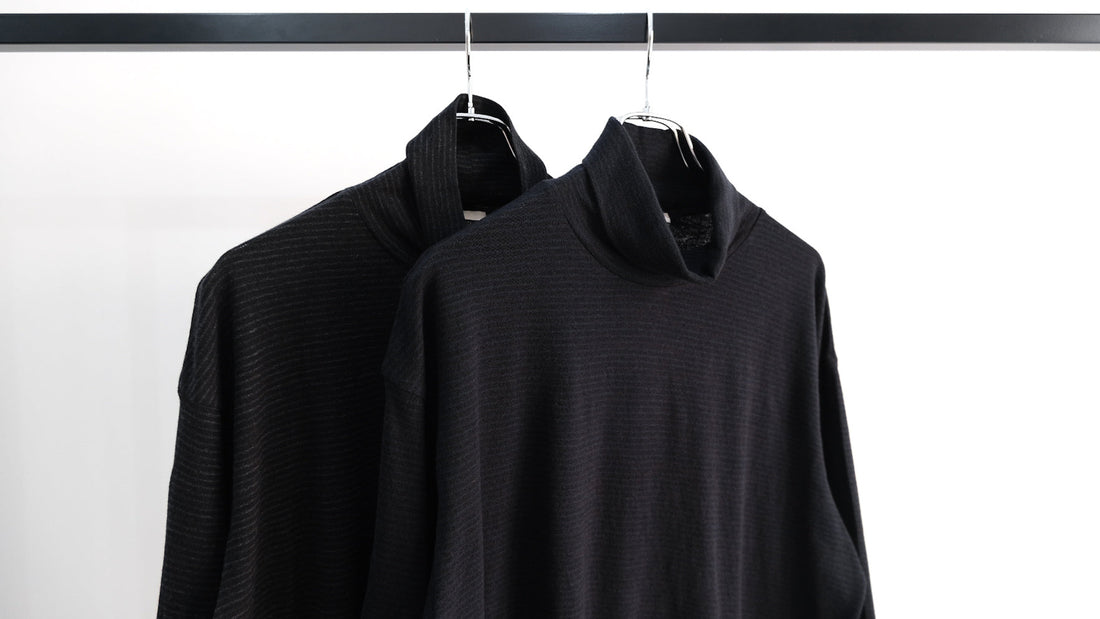 沿う|SUPER FINE WOOL COTTON TURTLE-NECK TOP|ULTERIOR 25AW|えん -en-