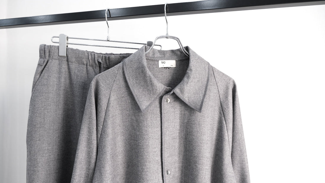 間|wool cashmere shirt,wool cashmere easy pants|satou 25AW|えん -en-