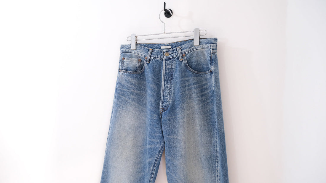 捻り|VINTAGE WASHED SELEVEDGE DENIM 5P PANTS|ULTERIOR 25SS|えん -en-