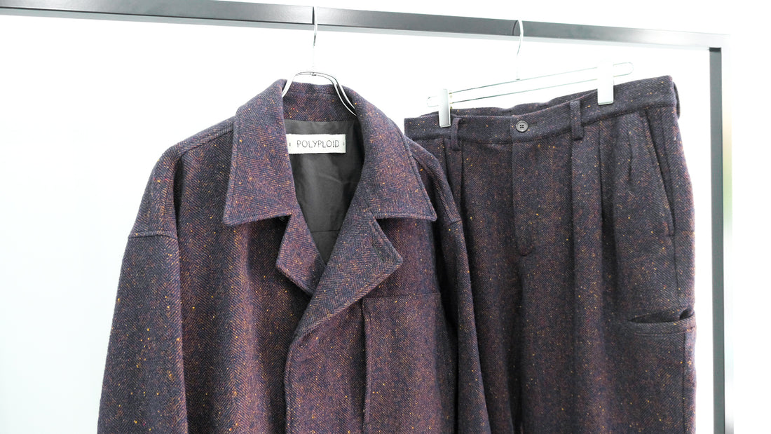 どこか|MARINE JACKET B,MARINE PANTS B|POLYPLOID 24AW|えん -en-