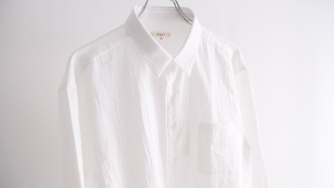 まるで|CLASSIC COLLAR CLOUD SHIRT|FUJI 24SS|えん -en-