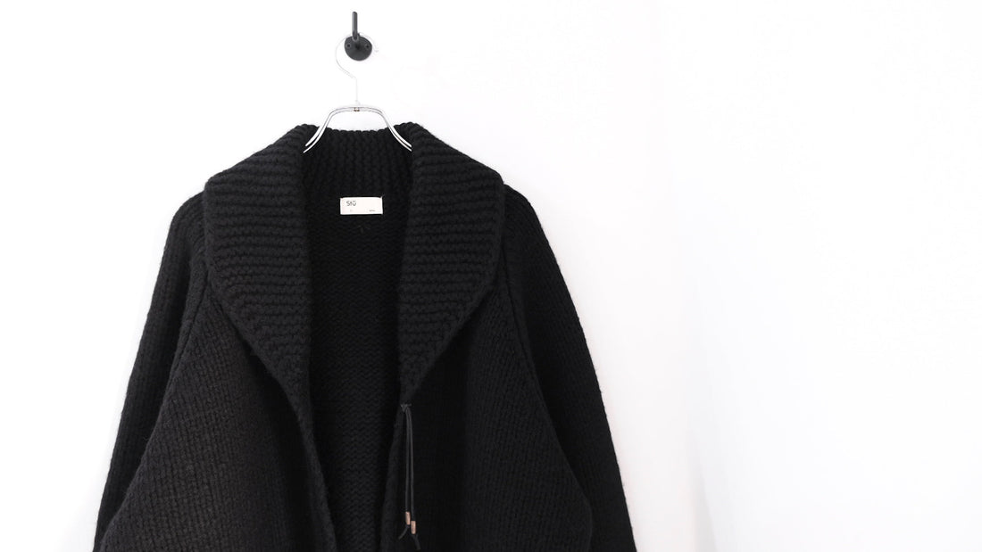 手|hand knit cardigan|satou 25AW|えん -en-