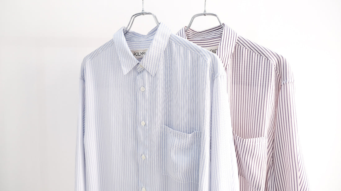 透|CLASSIC POCKET SHIRT B|POLYPLOID 24AW|えん -en-