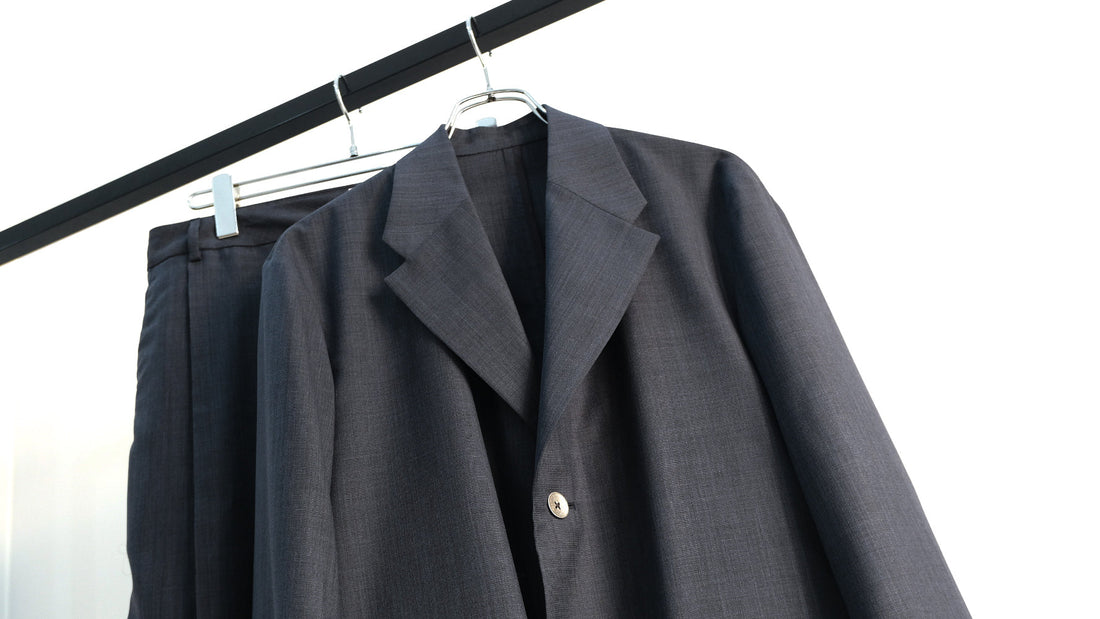 脱|SHEER WOOL UNCON JACKET,SHEER WOOL PLEATSTUCK SLACKS|BISOWN 25SS|えん -en-