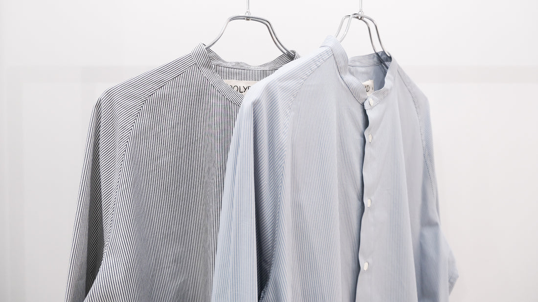 すらすら|RAGLAN STAND COLLAR SHIRT B|POLYPLOID 24SS|えん -en-