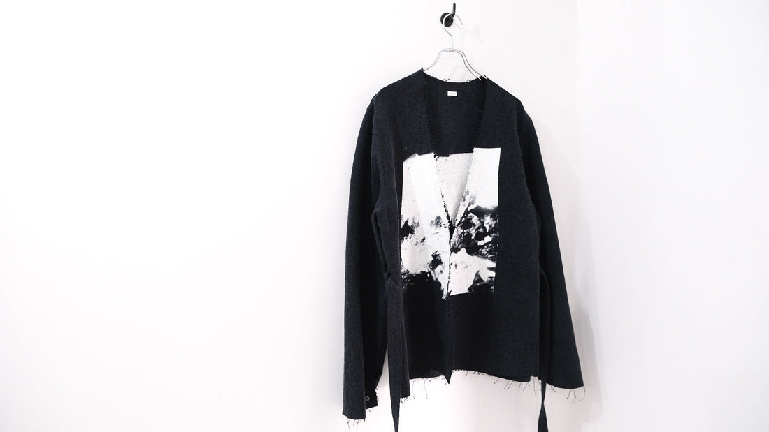 切る|Printed S/C Oxford Less Jacket|Fujimoto 25SS|えん -en-