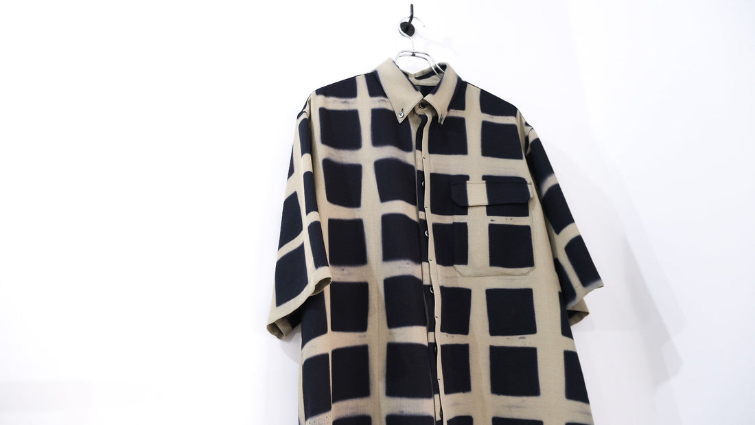 こそ|強撚コットンローブ・ショートスリーブシャツ・有松絞り|山内 25SS|えん -en-