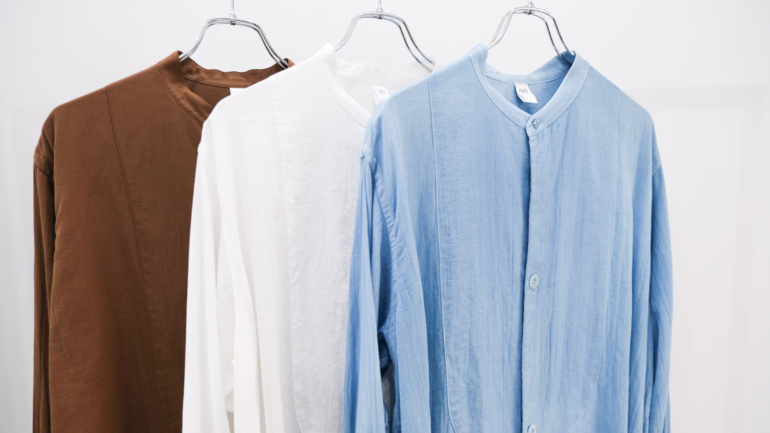 ひらり|grandad shirt|satou 24SS|えん -en-