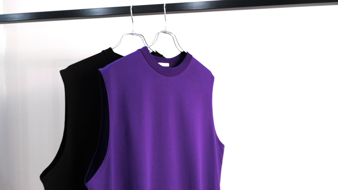 求め|SUVIN SUEDED TENJIKU SLEEVELESS TEE|ULTERIOR 25SS|えん -en-