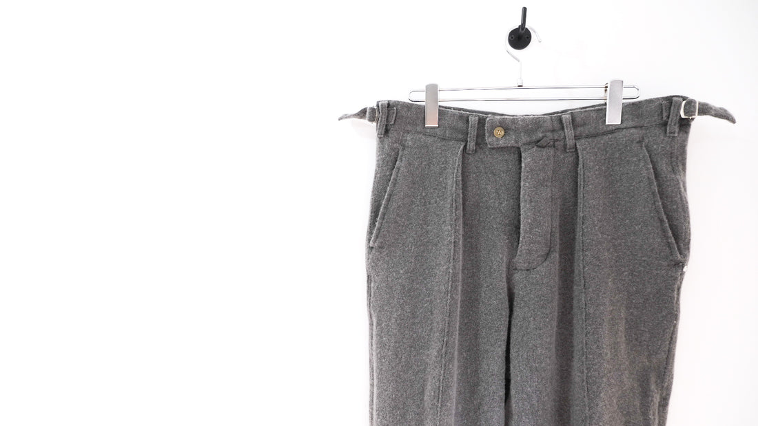 ゆる|MILLED TROUSER|INNAT 24AW|えん -en-