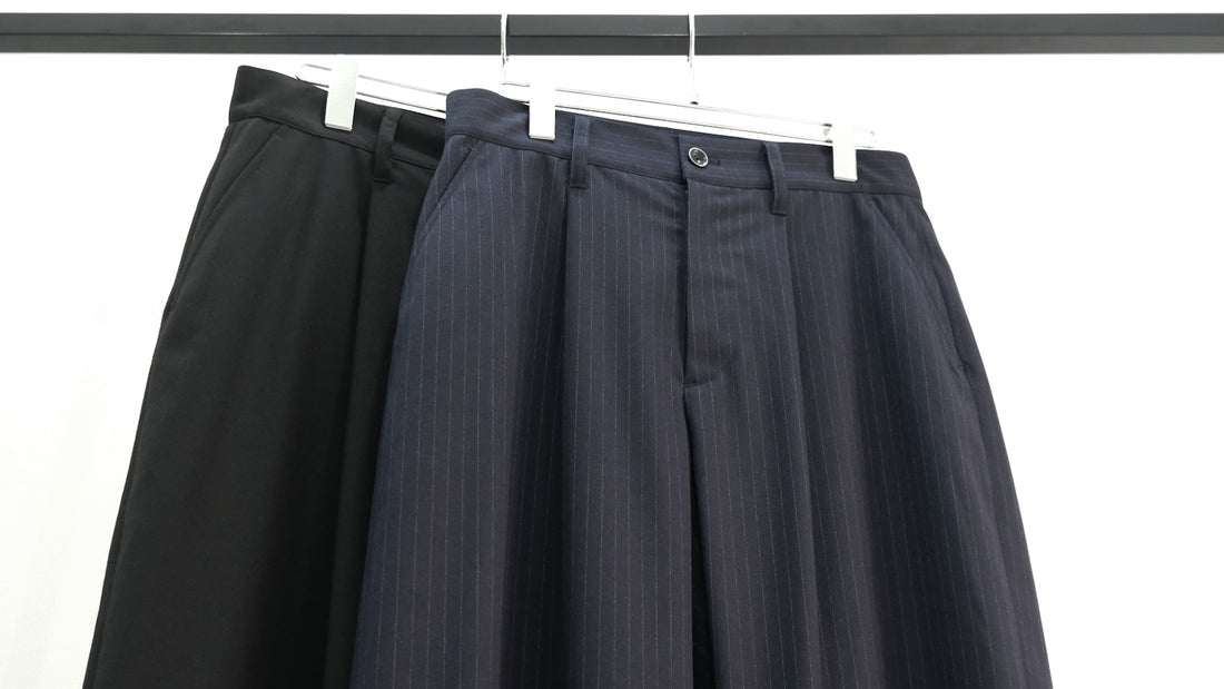 のよう|1-Tack Wide Trousers|SAYATOMO 24AW|えん -en-