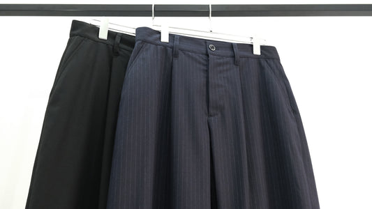 のよう|1-Tack Wide Trousers|SAYATOMO 24AW|えん -en-