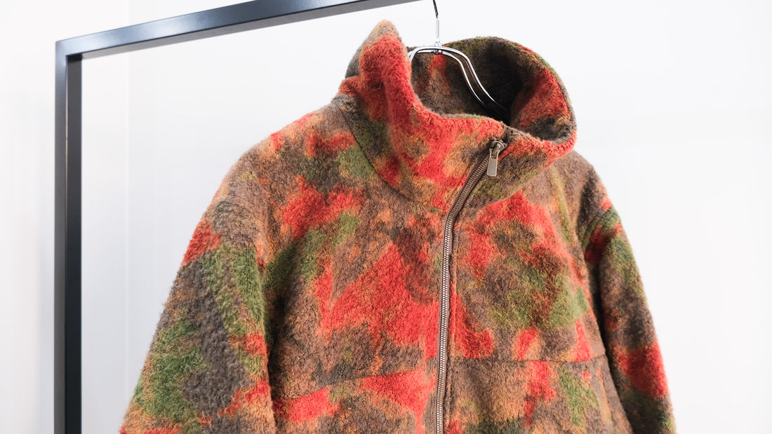 反して|ヤクシープパイル・ハコムラカモフラージュ ジップジャケット|山内 23AW|えん -en-