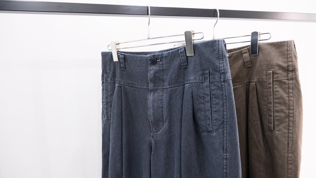 強調|EXTENDED WB PANTS|kontor 24SS|えん -en-