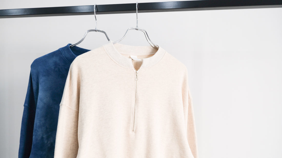 過ぎない|half zip sweat|satou 23AW|えん -en-