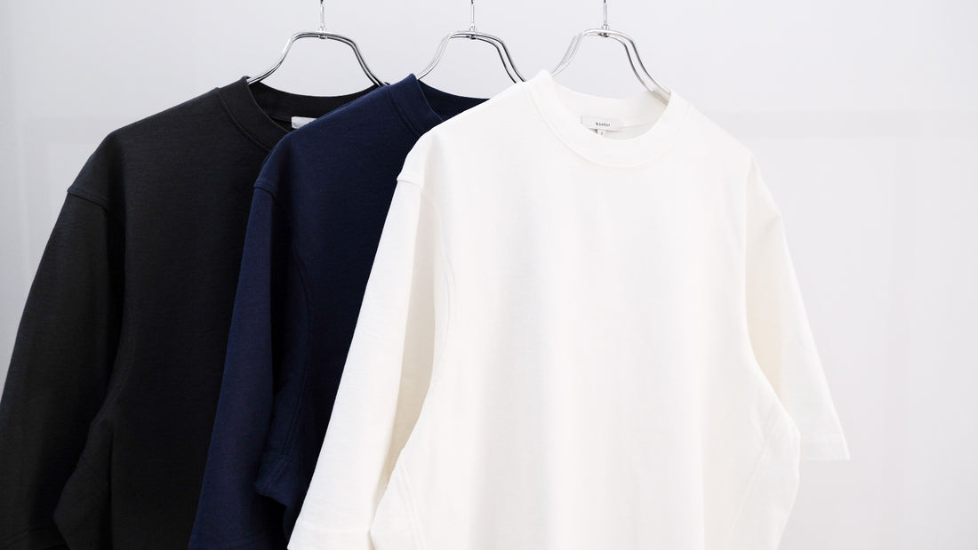 中立|MOCK NECK WIDE T-SHIRT|kontor 24SS|えん -en-