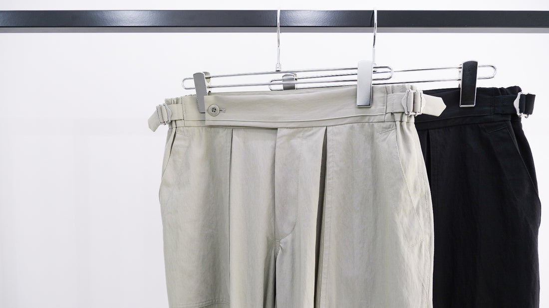 存分に|2-Tack Cotton Nylon Baker Pants|SAYATOMO 24SS|えん -en-