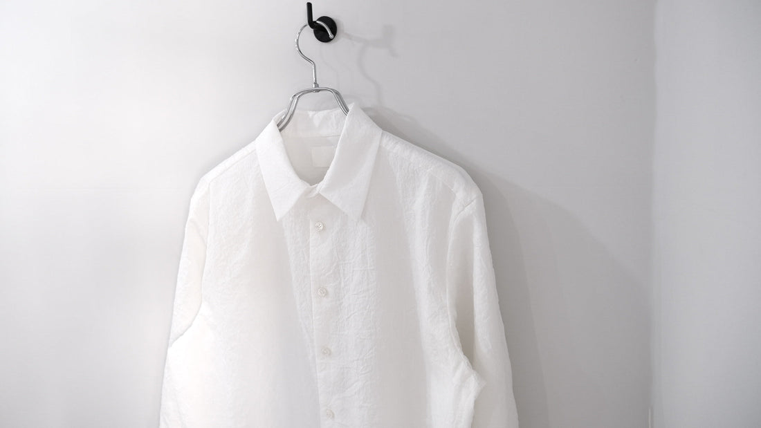 とことん|塩縮加工ラミーシャンブレーシャツ|山内 25AW |えん -en-