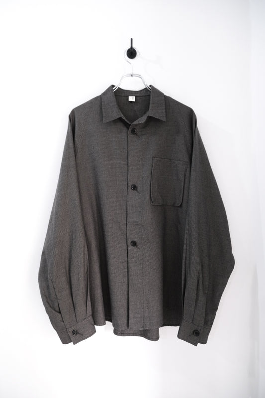 nemaki wide check shirt