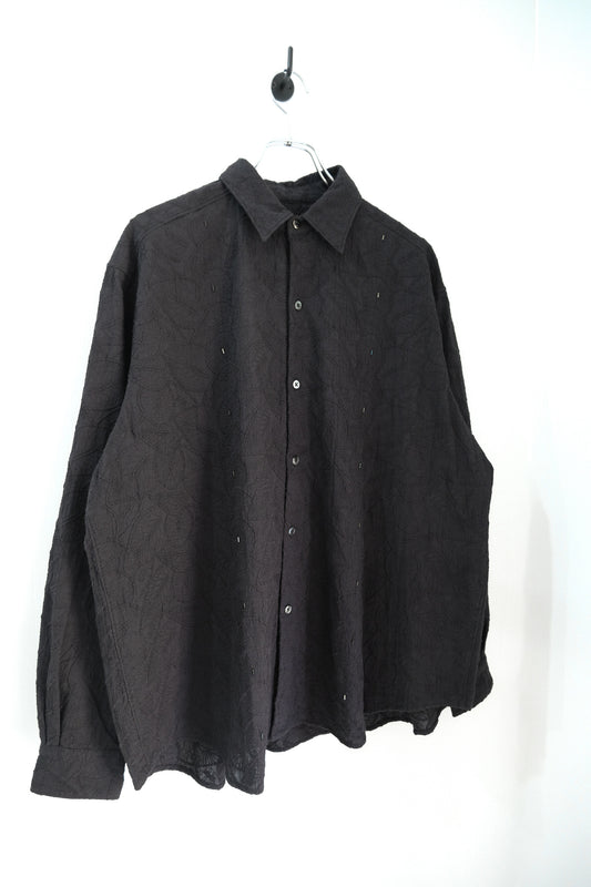 Cotton embroidary beads shirt