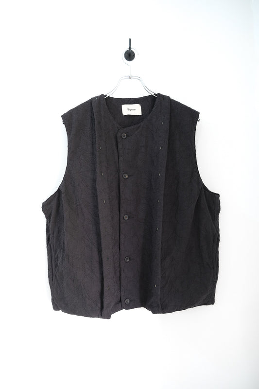 Cotton embroidary beads vest