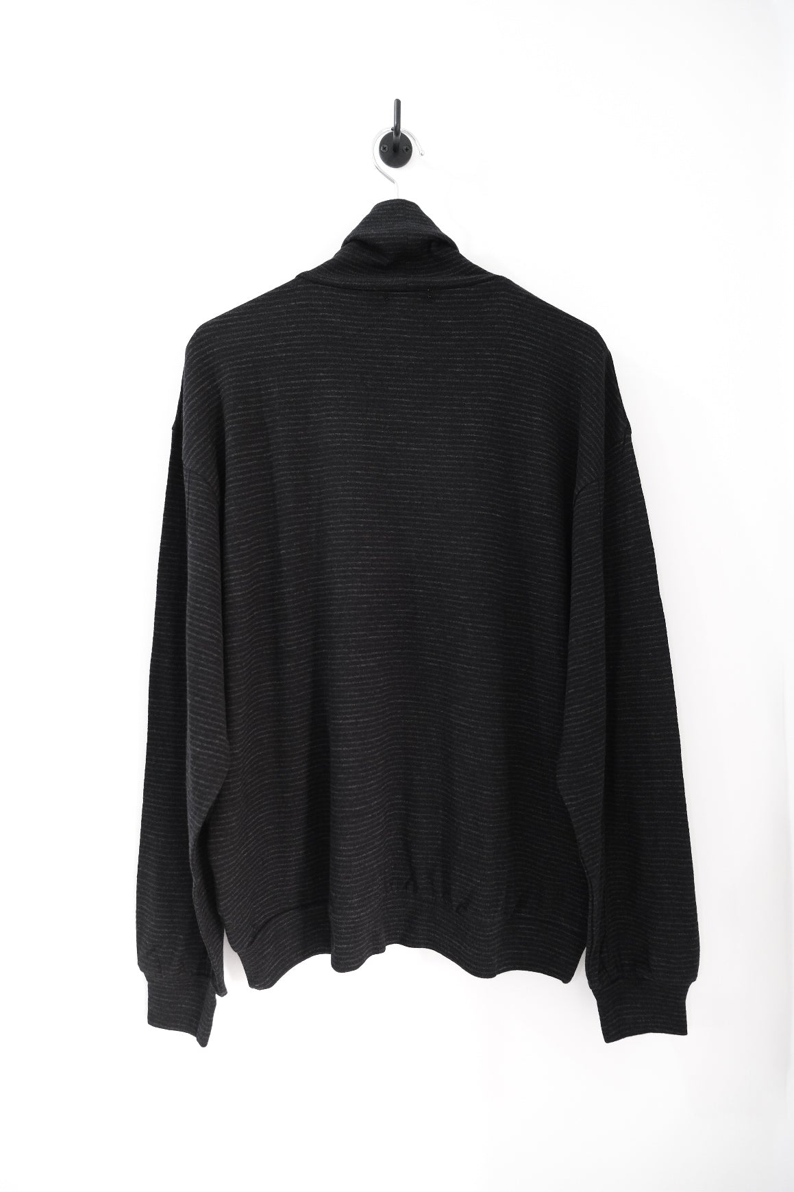 SUPER FINE WOOL COTTON TURTLE-NECK TOP