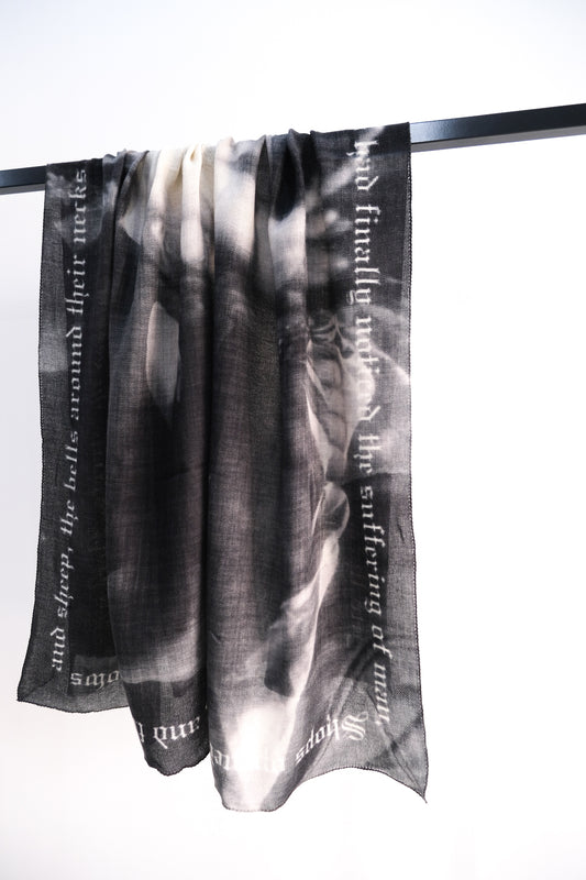 Large Shawl "Deep River"