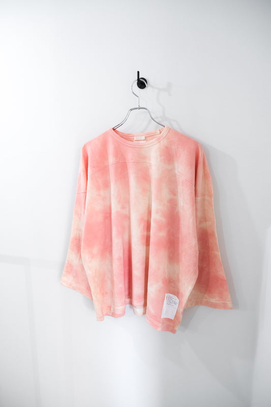 WOOL TIE-DYE FOOTBALL TEE