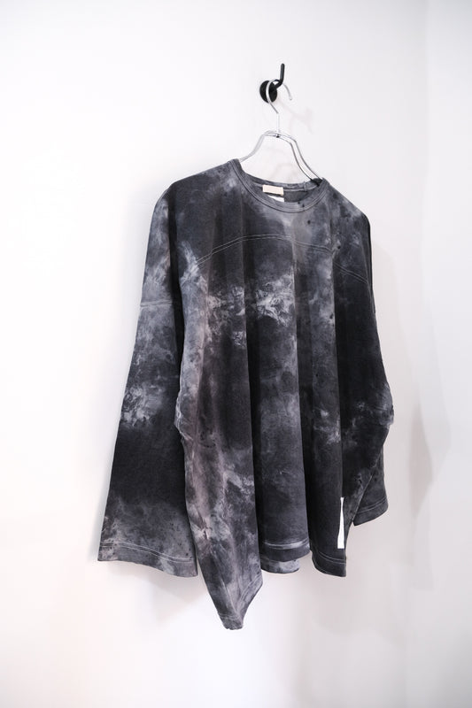 WOOL TIE-DYE FOOTBALL TEE