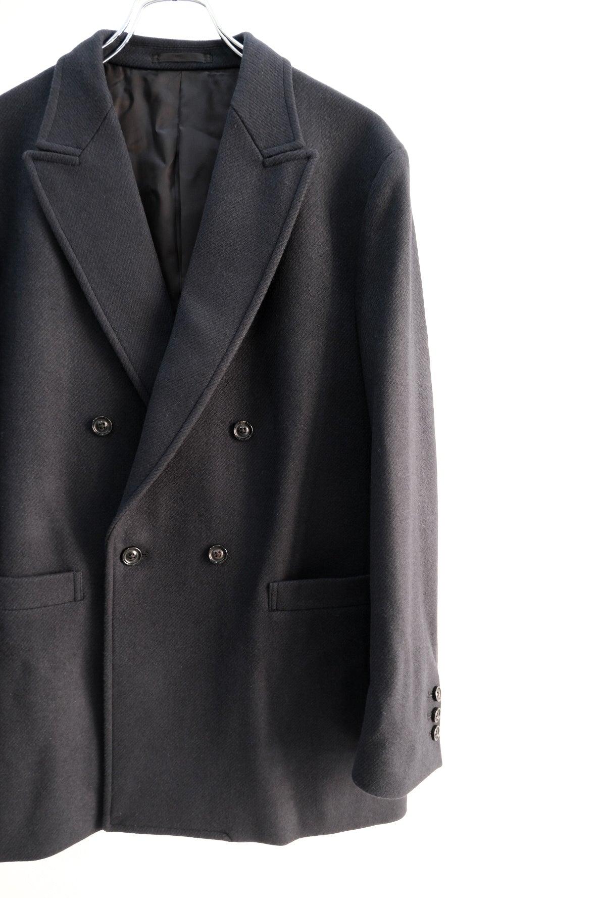 CHAMBRAY SOFT MELTON DB JKT｜ULTERIOR 24AW｜えん -en-