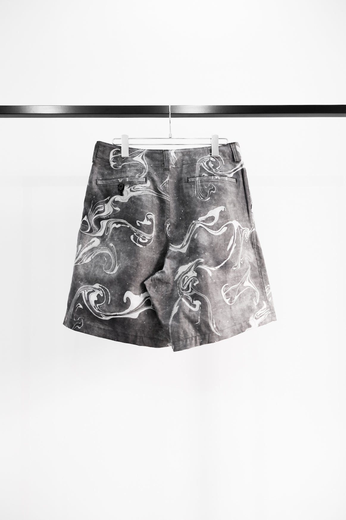 【40% off】Suminagashi Printed Wide Shorts
