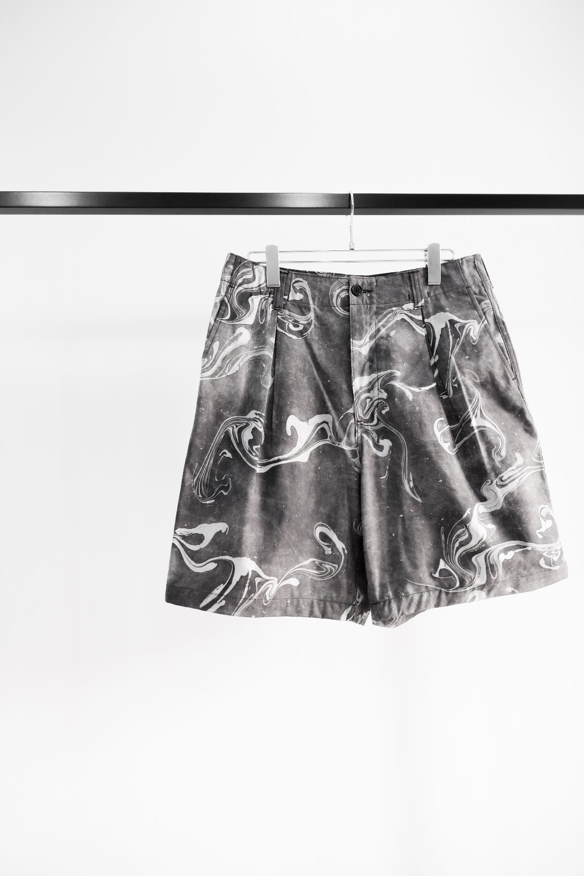 【40% off】Suminagashi Printed Wide Shorts