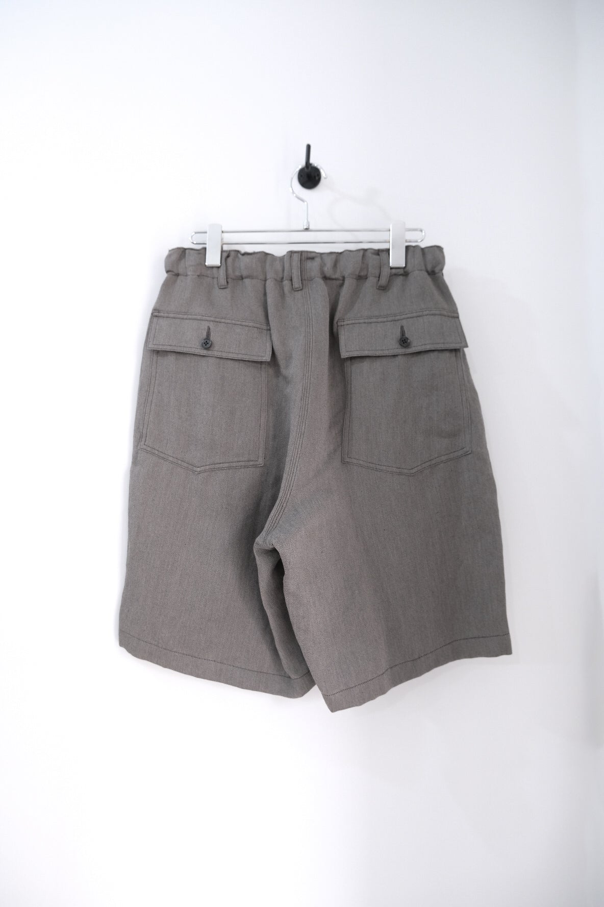 WASHED C/L CORKSCREW UTILITY SHORTS