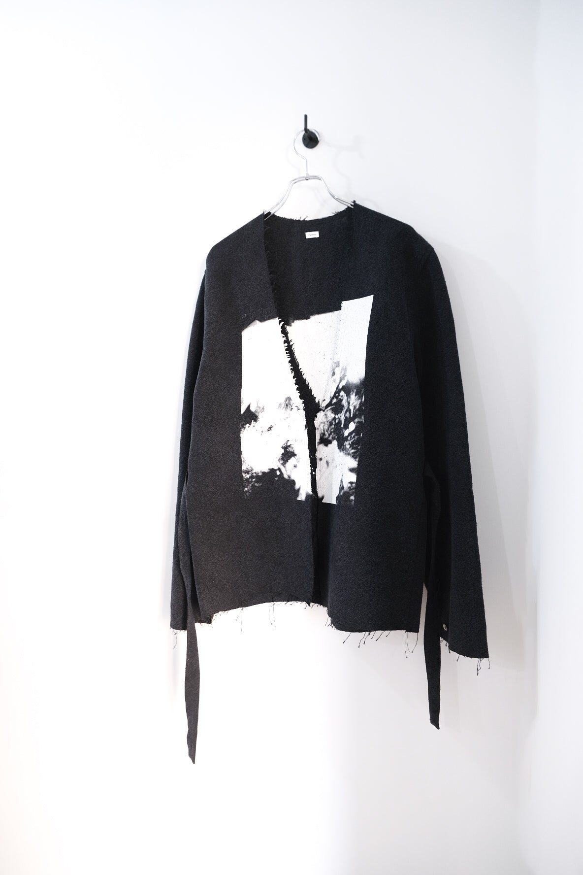 Printed S/C Oxford Less Jacket