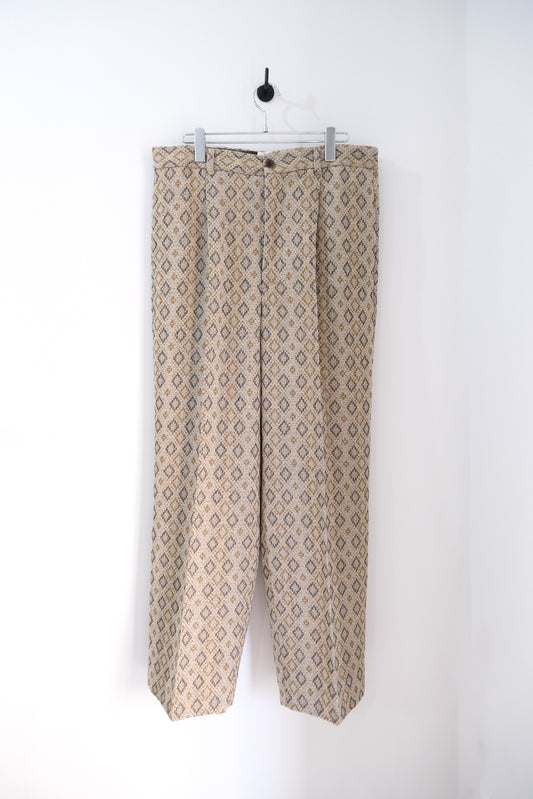 HEAVY WOOL 1TUCK EASY SLACKS