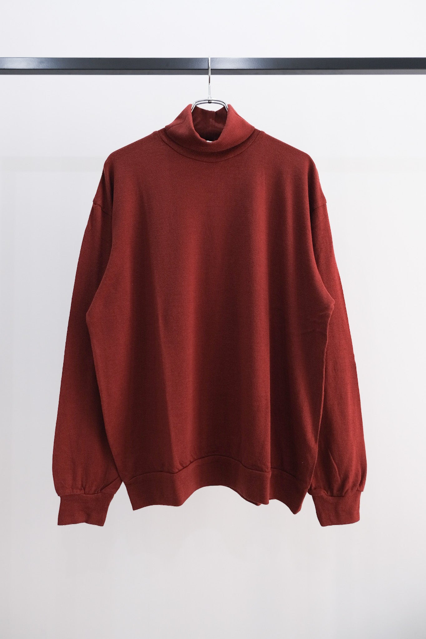 SUPER FINE WOOL COTTON HIGH NECK P/O