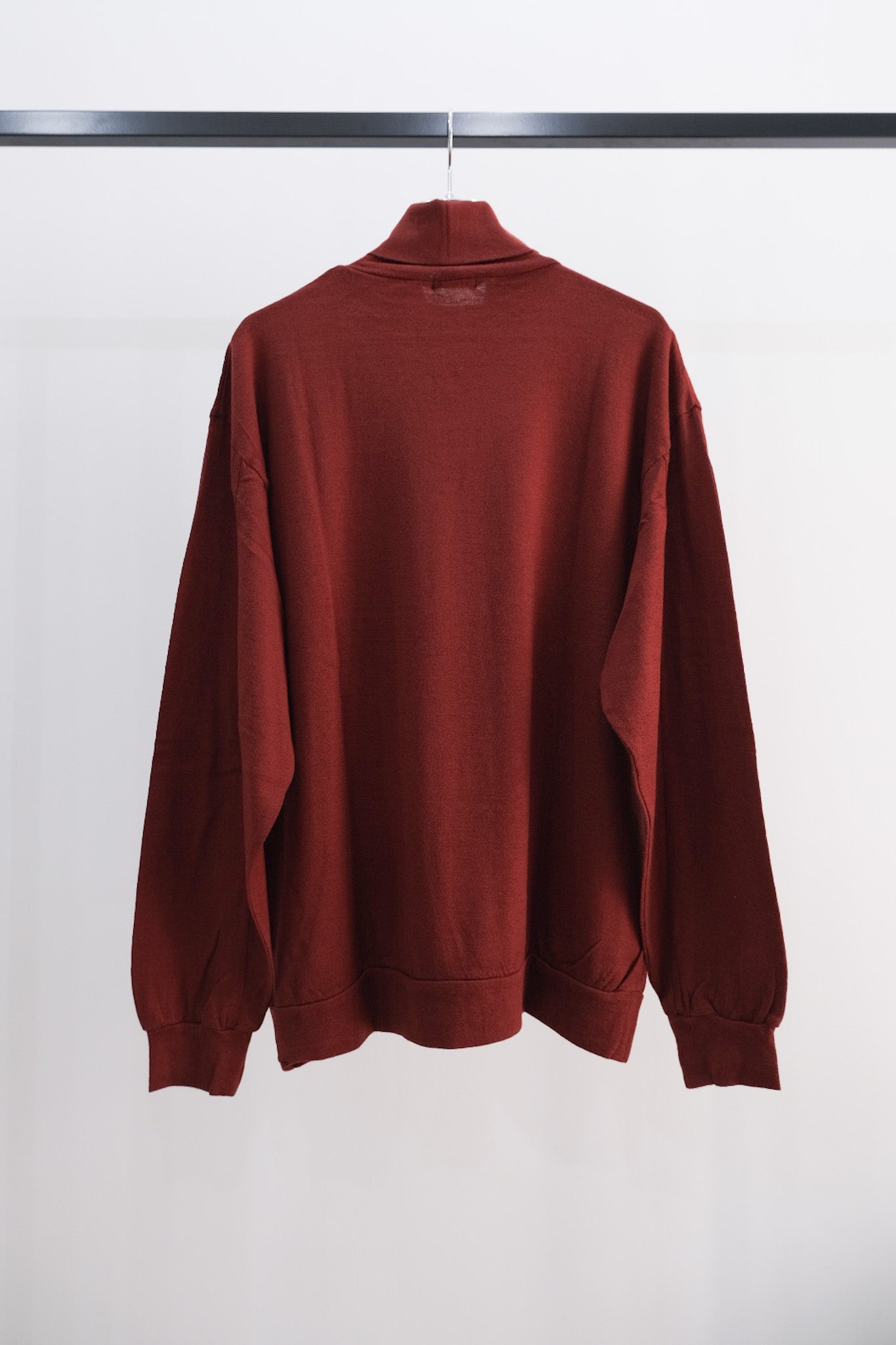 SUPER FINE WOOL COTTON HIGH NECK P/O