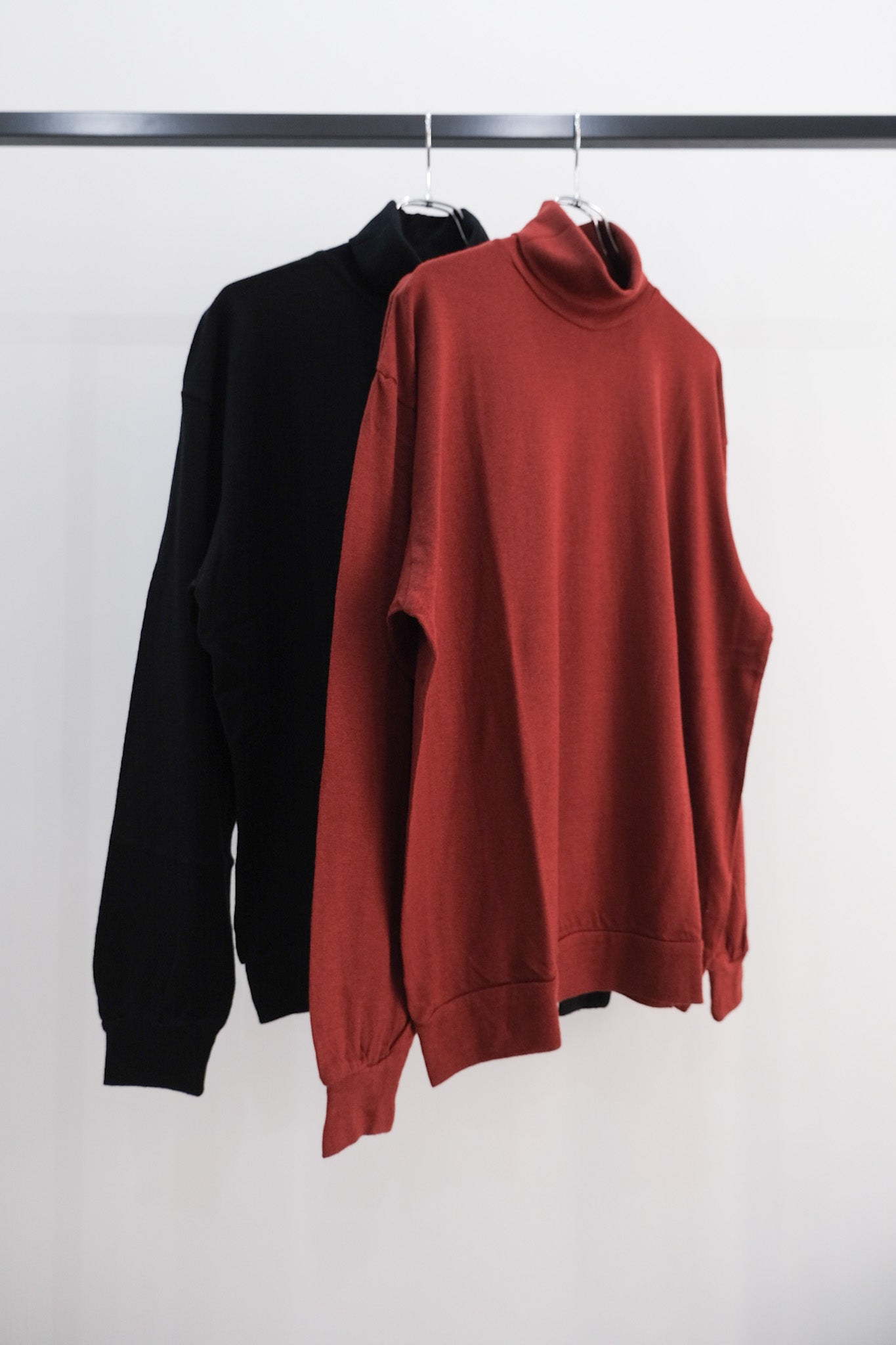 SUPER FINE WOOL COTTON HIGH NECK P/O