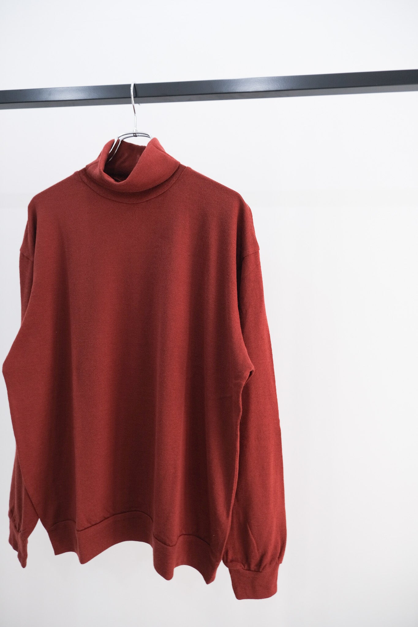 SUPER FINE WOOL COTTON HIGH NECK P/O