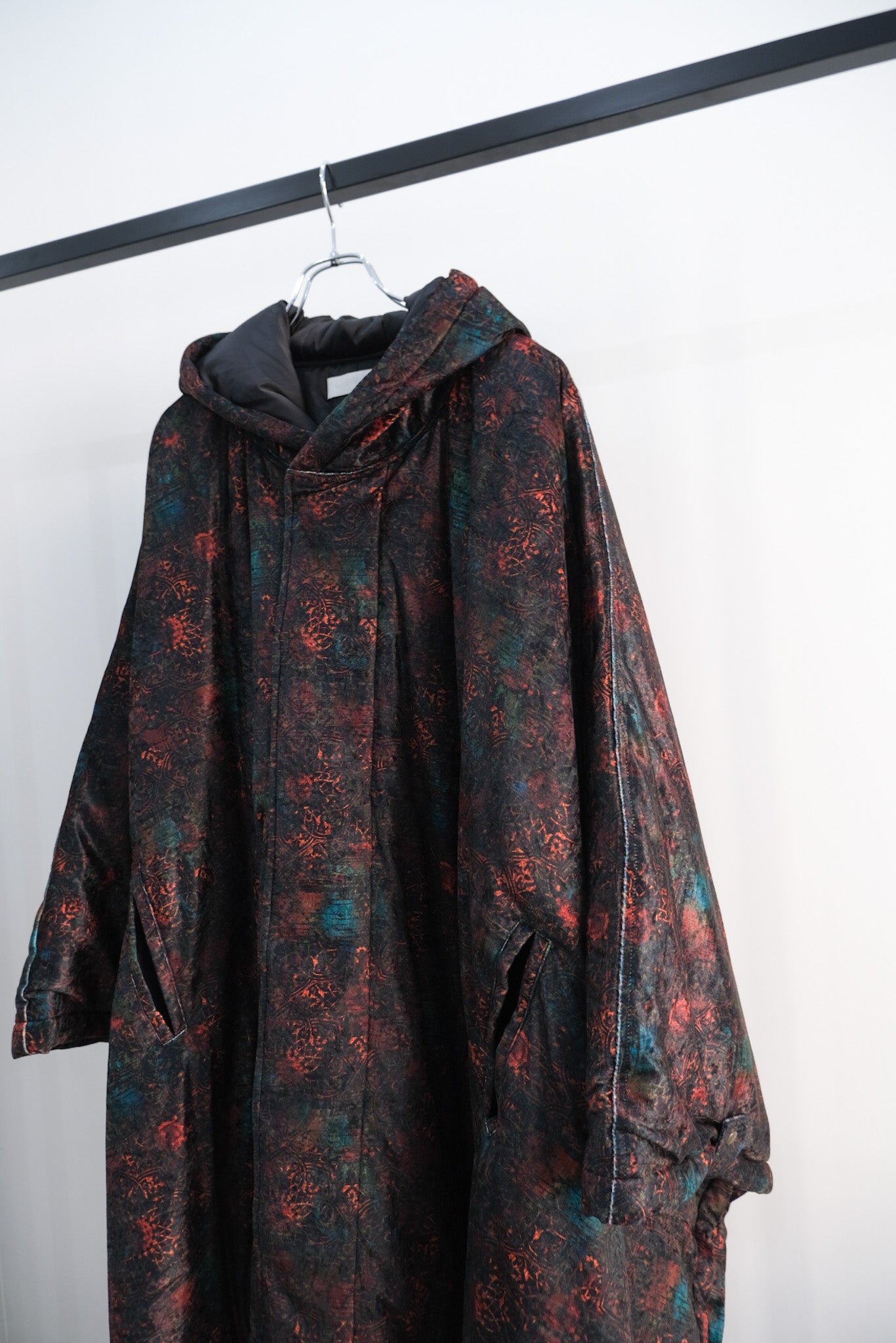 mandala print poncho