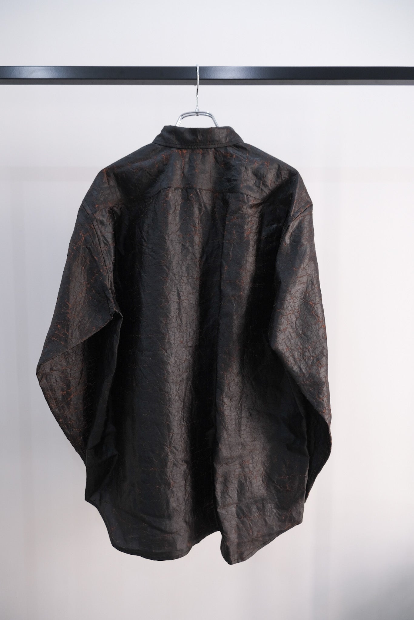 シルク泥染シャツ