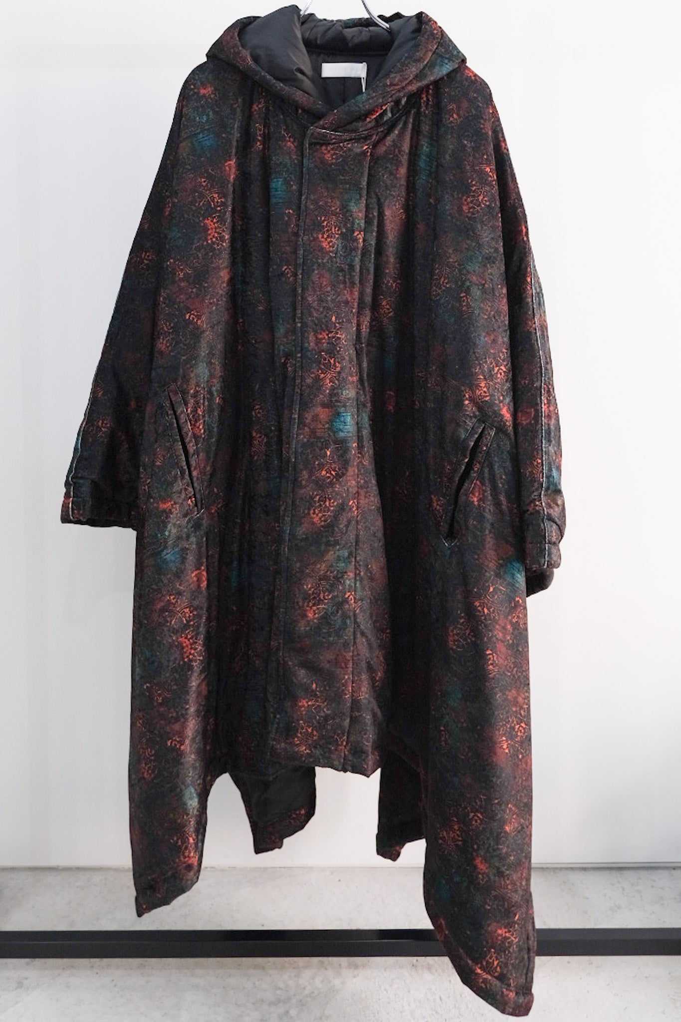 mandala print poncho