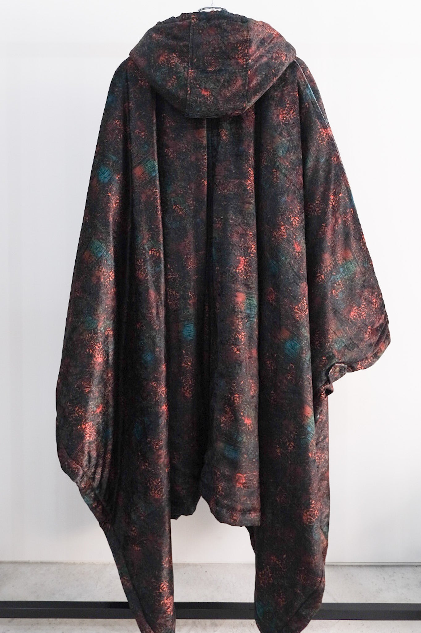 mandala print poncho