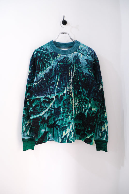 Net Jaquard Sweater